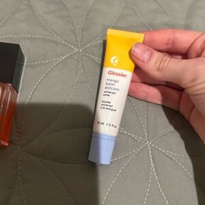 glossier mango balm dot com lip balm never used brand new